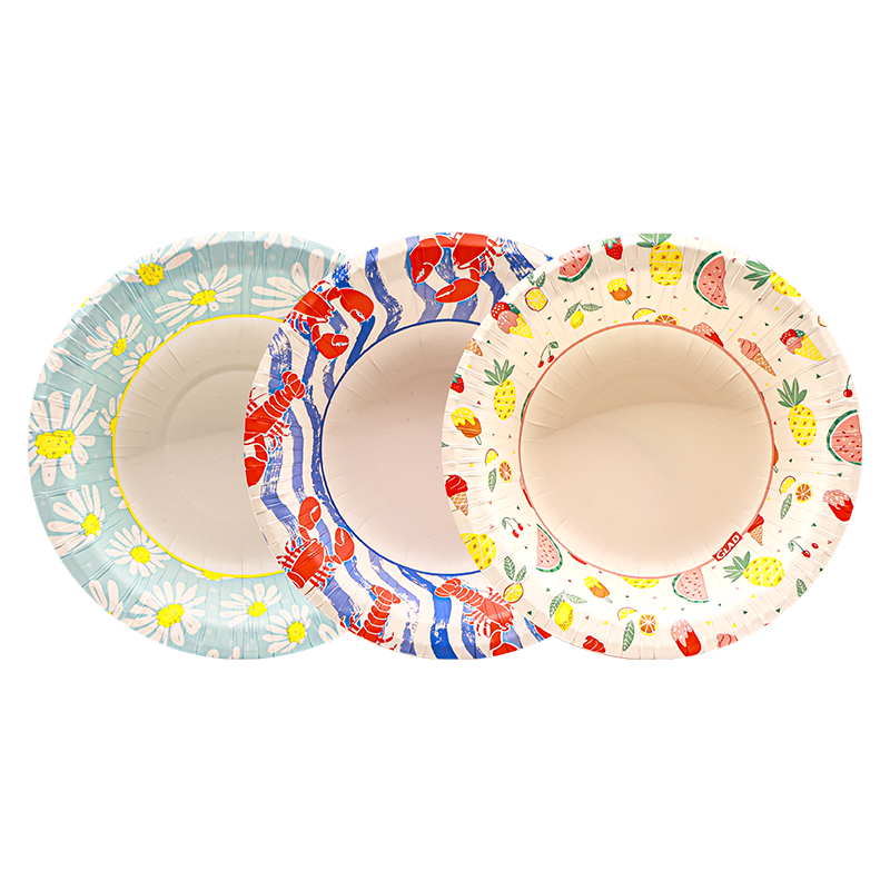 Disposable paper bowl